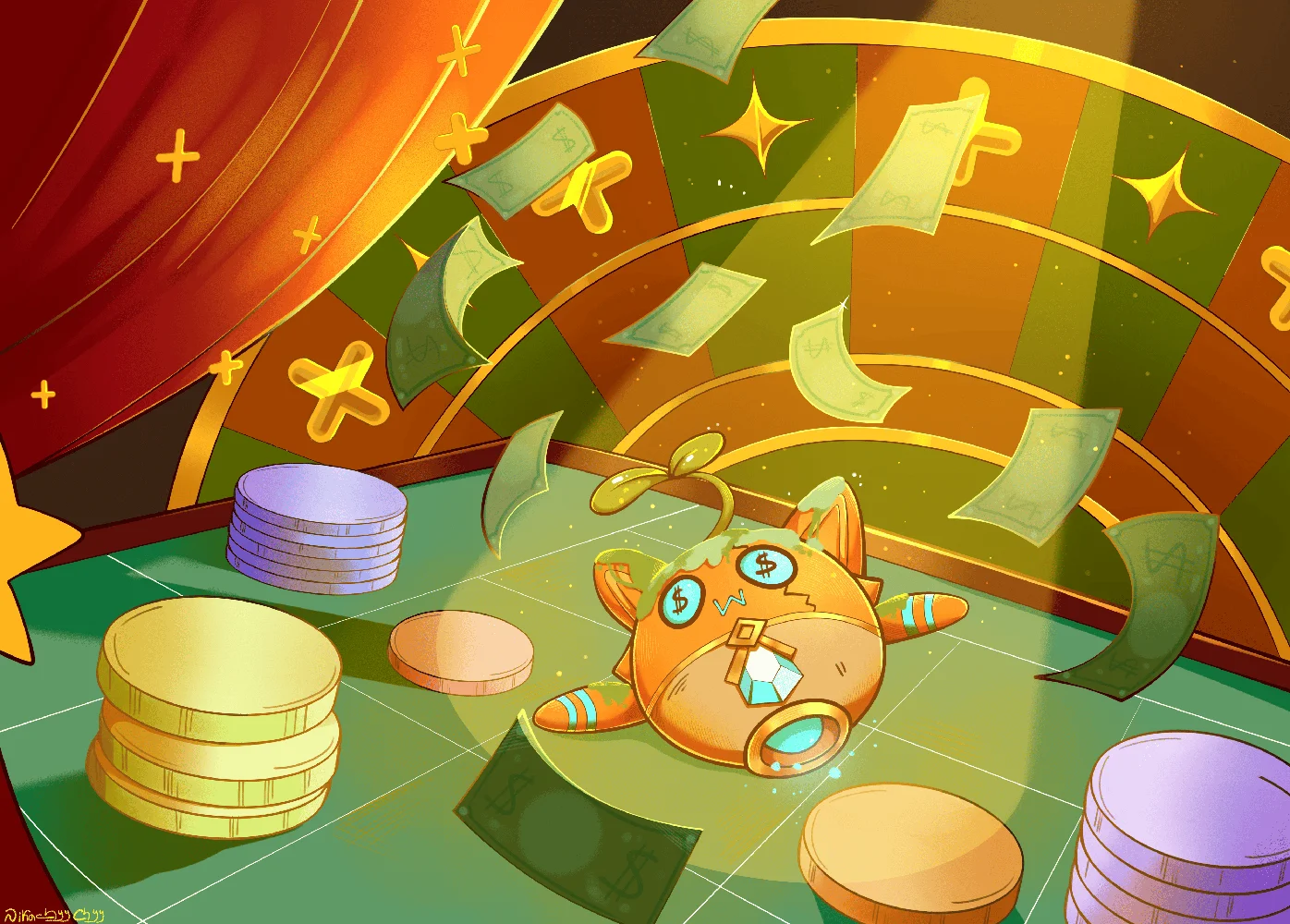 Art for Submission for [Casino Q2] Any Puffling Image!
