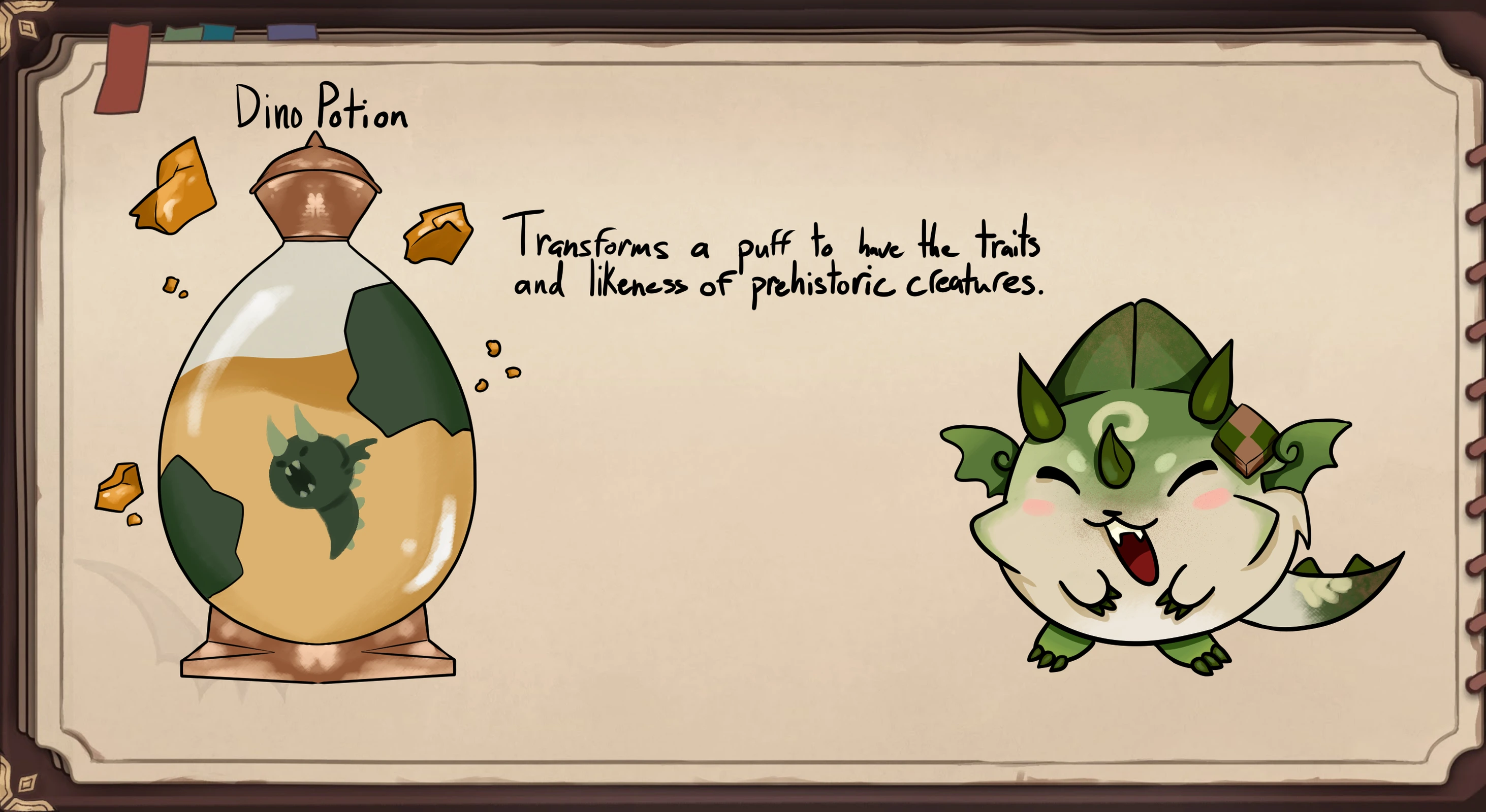 Art for Dino Potion!