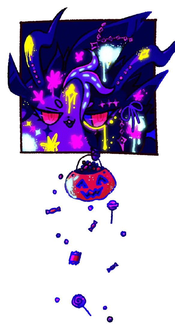 Art for Submission for [Q1] Puff kingdom-Style Halloween!