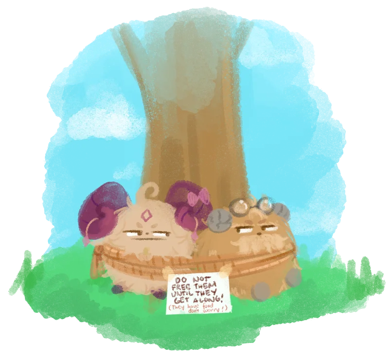 Art for When will they get along