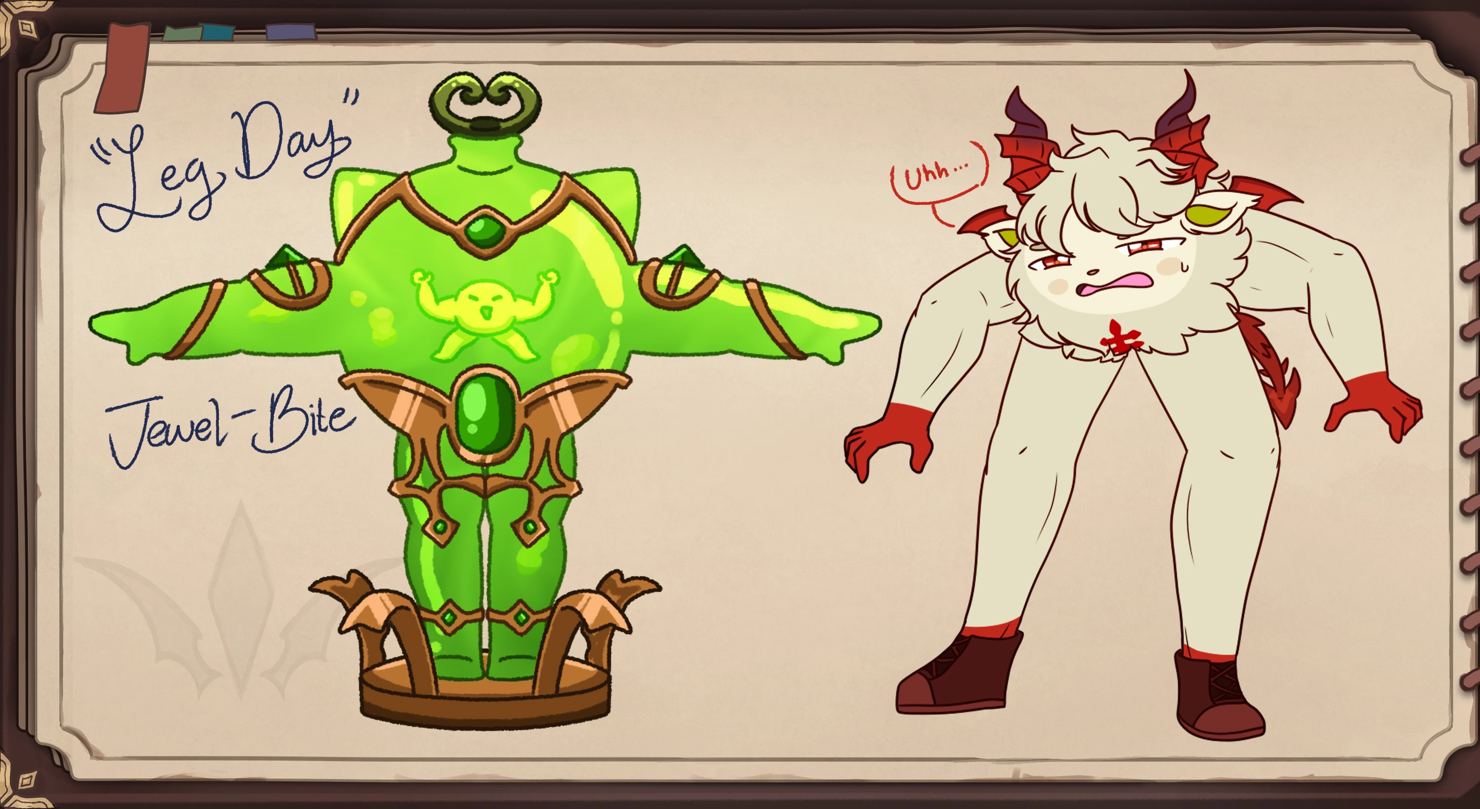 Art for Leg Day Potion