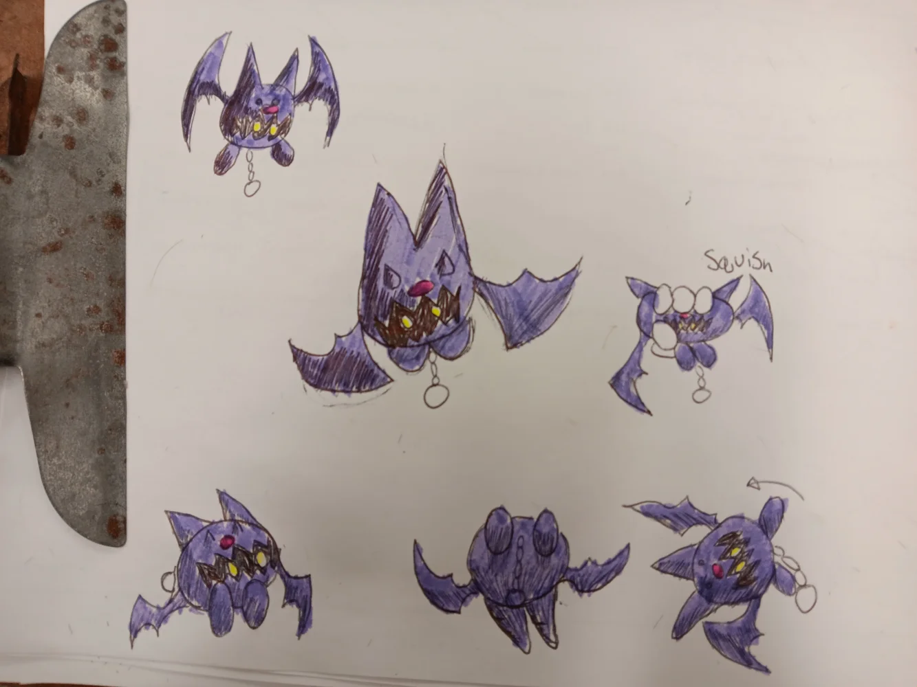 Art for Phanta  sketch page