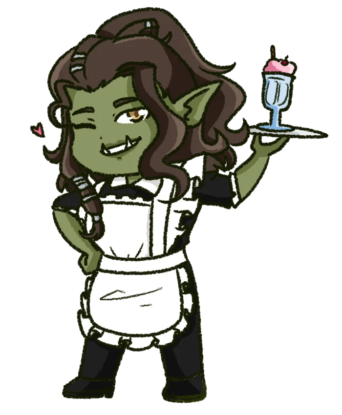 Art for Pretty Cafe Lady