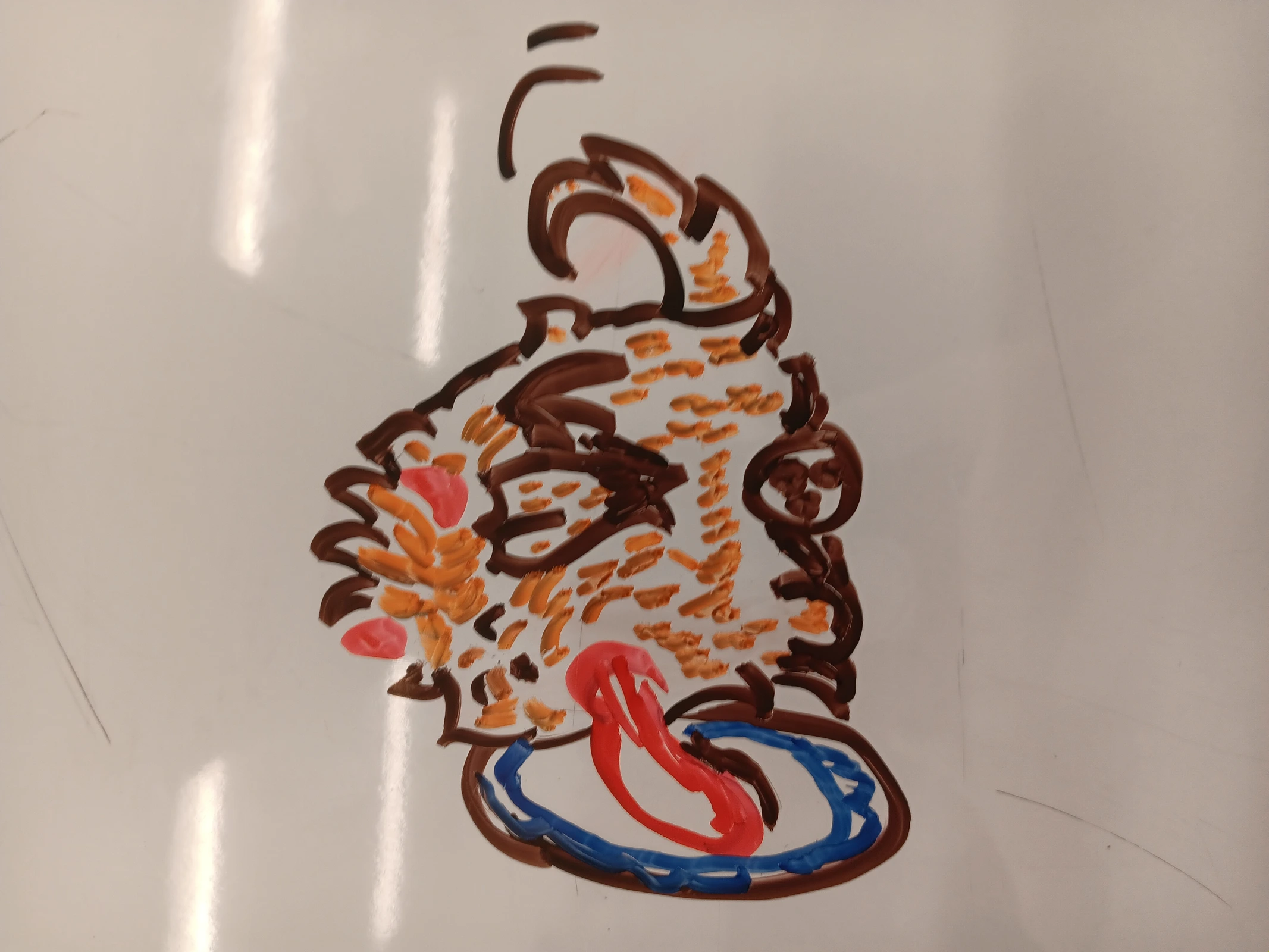 Art for Licking the plate clean